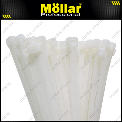 MOLLAR KT-88550 Kabel Ties 8.8x550 mm Putih
