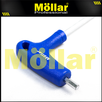 MOLLAR L-HST6M Kunci L Panjang Flat Model T Handle 6 mm
