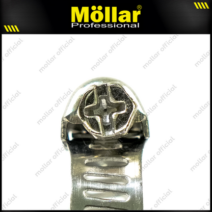 BISON Klem Selang 3/4" Inch Stainless Steel Hose Clips - Isi 100 Pcs