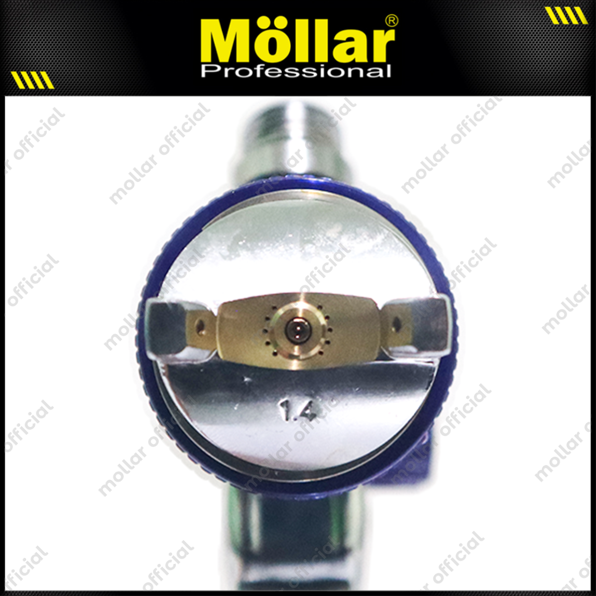 MOLLAR H827PL Spray Gun HVLP Tabung Plastik / Semprotan Cat