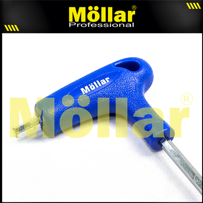 MOLLAR L-HST6M Kunci L Panjang Flat Model T Handle 6 mm
