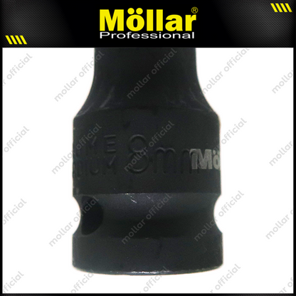 MOLLAR B13680 Mata Sok Impact Panjang Extra Long 128 mm 1/2" 6PT 8 mm