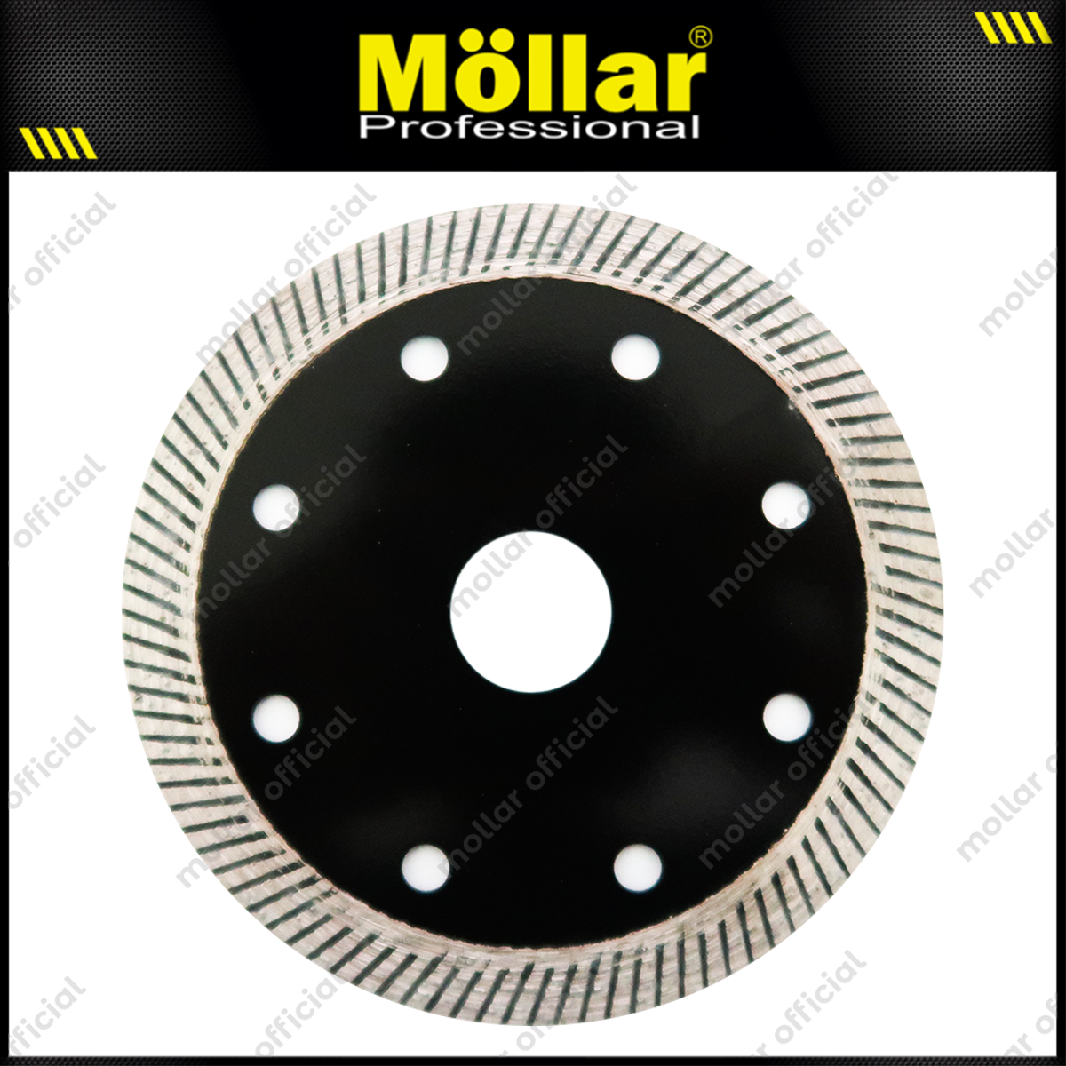 MOLLAR Mata Potong Keramik Eco Turbo Black 4" / Diamond Wheel