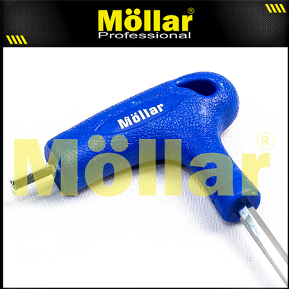 MOLLAR L-HST5M Kunci L Panjang Flat Model T Handle 5 mm