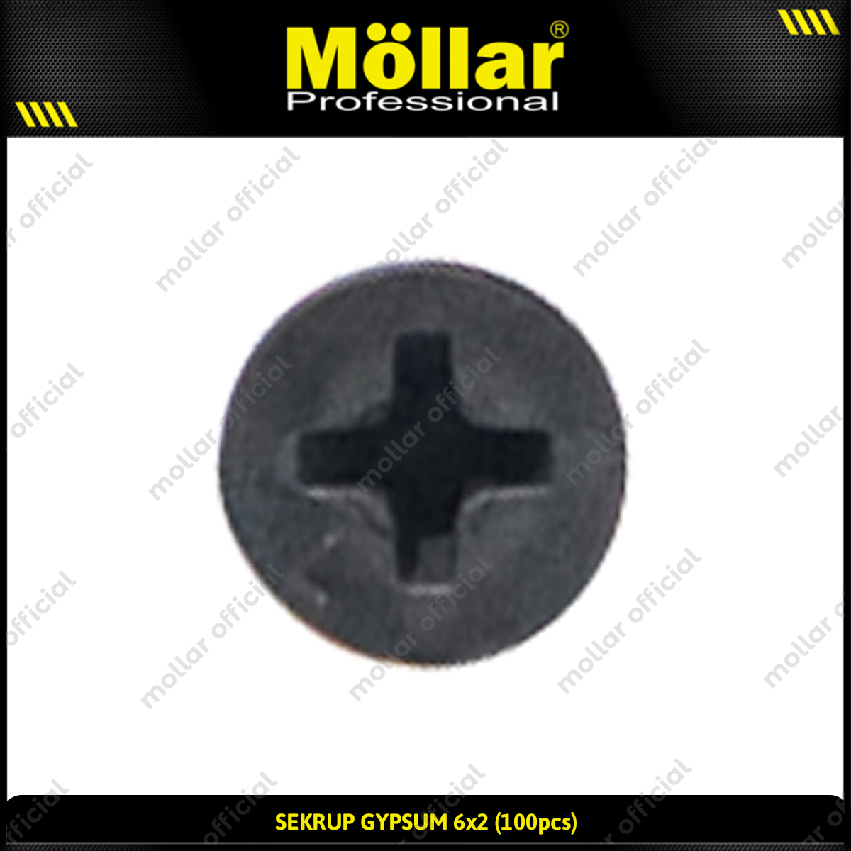 MOLLAR 93-013 Sekrup Gypsum 6 x 2 - 100 pcs