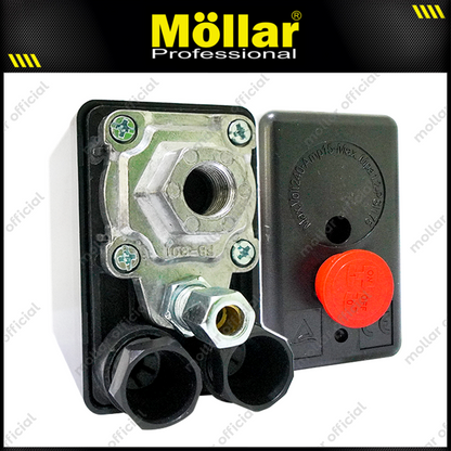 MOLLAR FB30-1H Otomatis Kompresor 1 Lubang Saklar Atas
