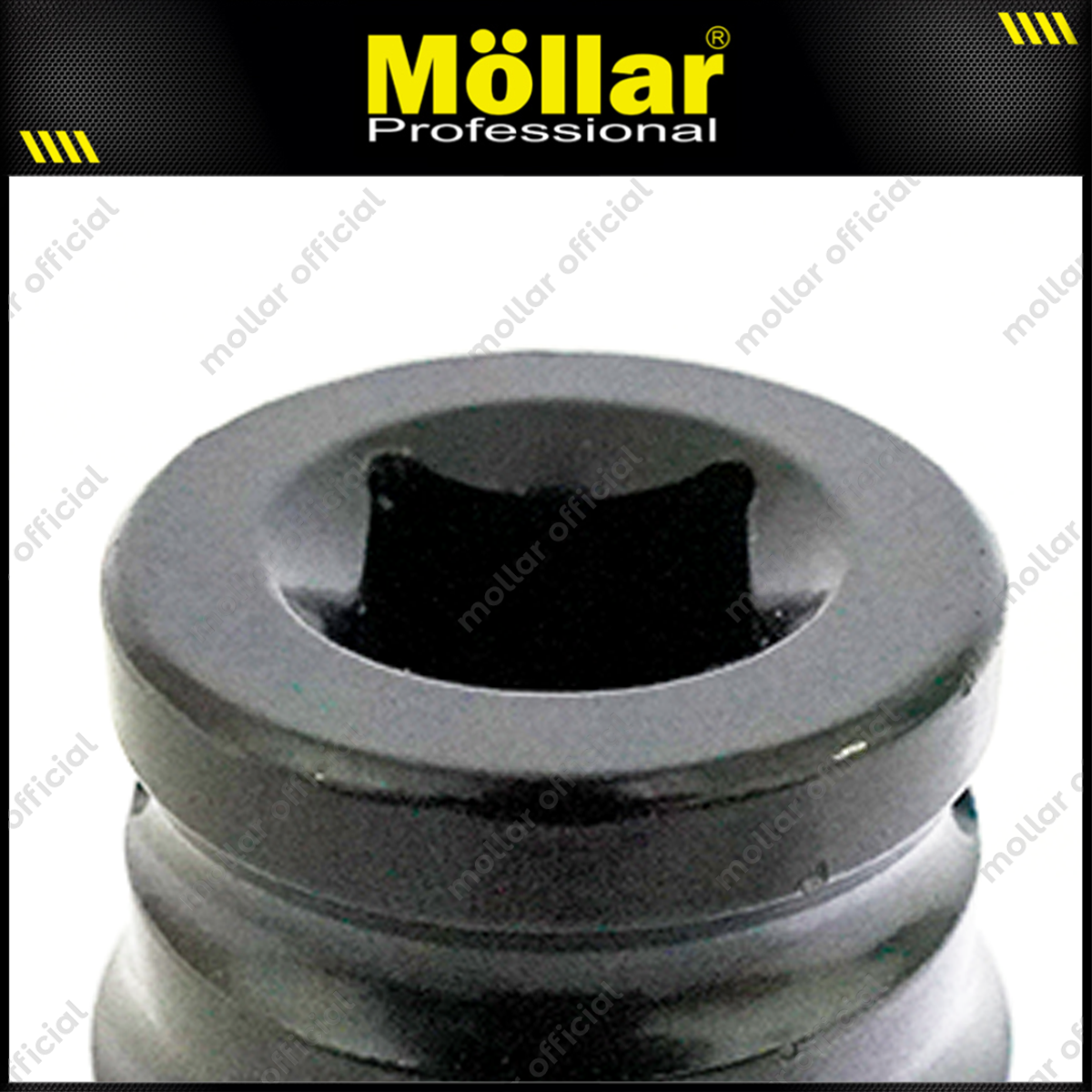 MOLLAR B13660 Mata Sok Panjang 1/2" 6PT 17 mm / Deep Socket