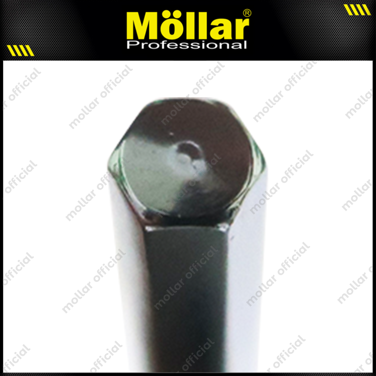 MOLLAR 10 Pcs 4 Mm Flat Kunci L Pendek Short Hex Key Wrench Hexagonal