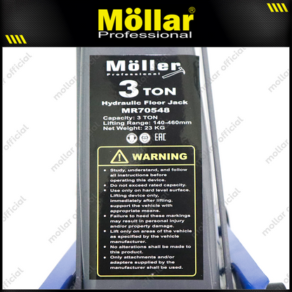 MOLLAR MR70548 Dongkrak Buaya 3 Ton Heavy Duty Pedal