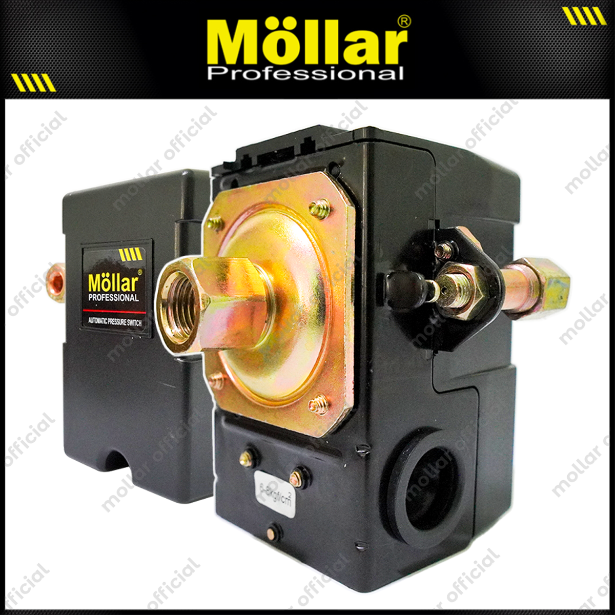MOLLAR FB10-1H Otomatis Kompresor 1 Lubang Saklar Samping