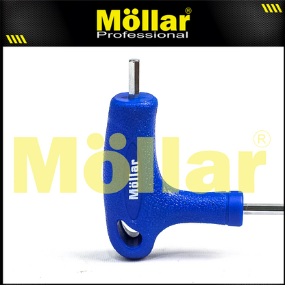 MOLLAR L-HST4M Kunci L Panjang Flat Model T Handle 4 mm