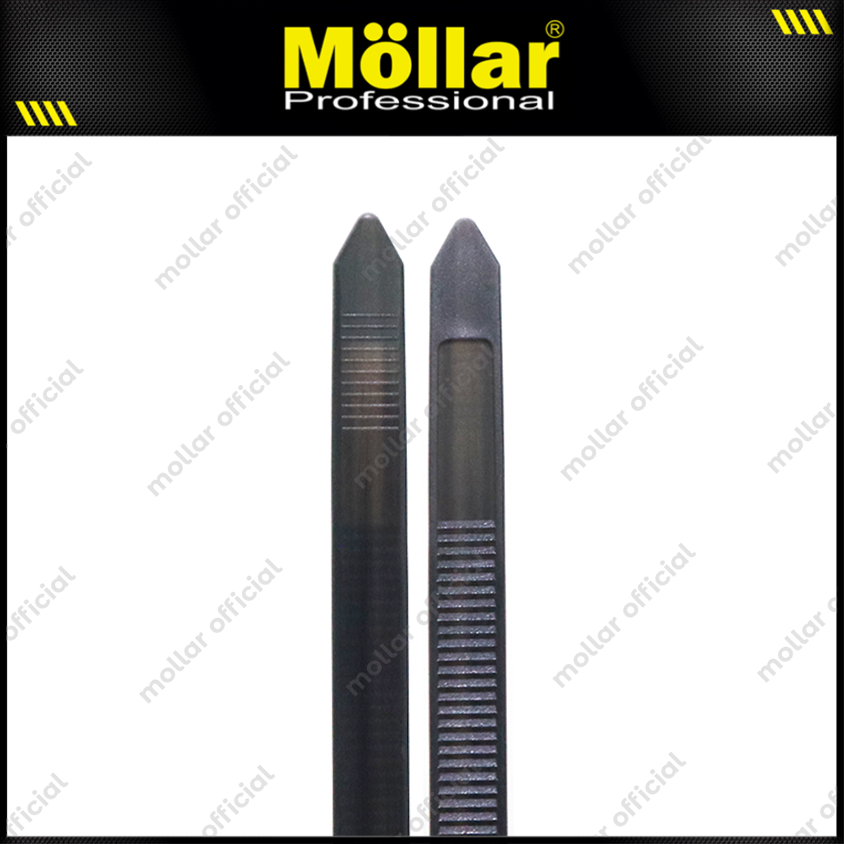 MOLLAR KT-76500 Kabel Ties 7.6x500 mm Hitam