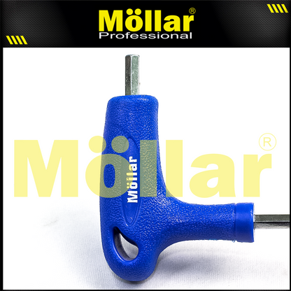 MOLLAR L-HST6M Kunci L Panjang Flat Model T Handle 6 mm