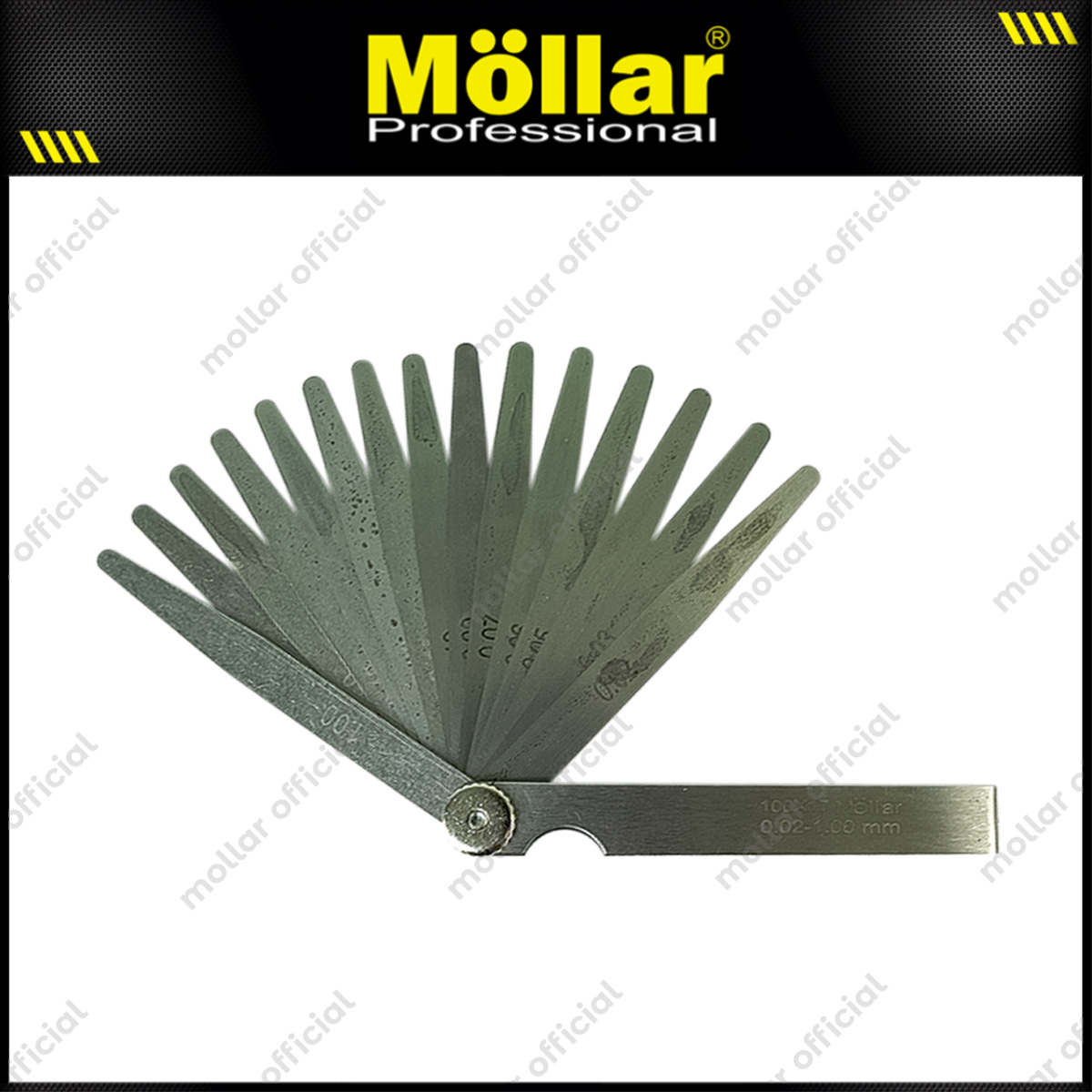 [PAKET] 3 Set MOLLAR Stel Klep T40 + Kunci Ring 8 x 9 mm + Feeler Gauge Motor
