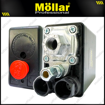 MOLLAR FB30-1H Otomatis Kompresor 1 Lubang Saklar Atas