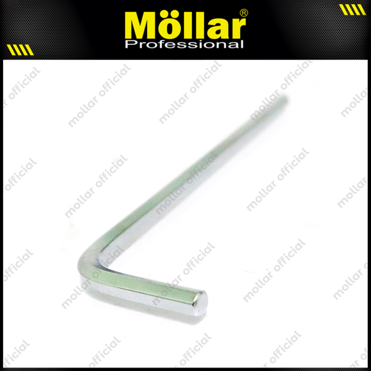 MOLLAR 10 Pcs 4 Mm Flat Kunci L Pendek Short Hex Key Wrench Hexagonal