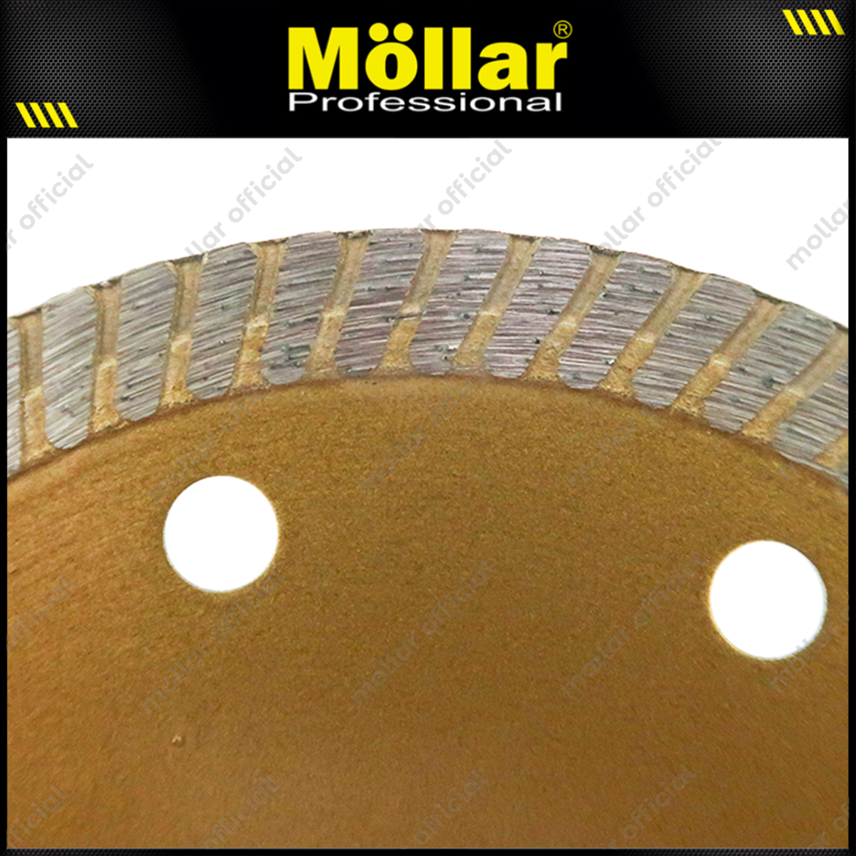 MOLLAR Mata Potong Keramik Turbo Gold 4" / Diamond Wheel