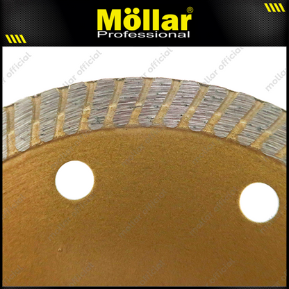 MOLLAR Mata Potong Keramik Turbo Gold 4" / Diamond Wheel