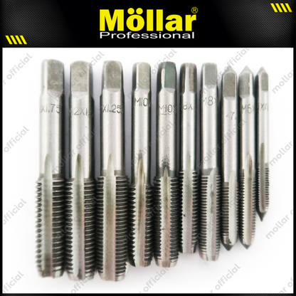 MOLLAR MLR-TS011 Tap Set 11 pcs M3-M12