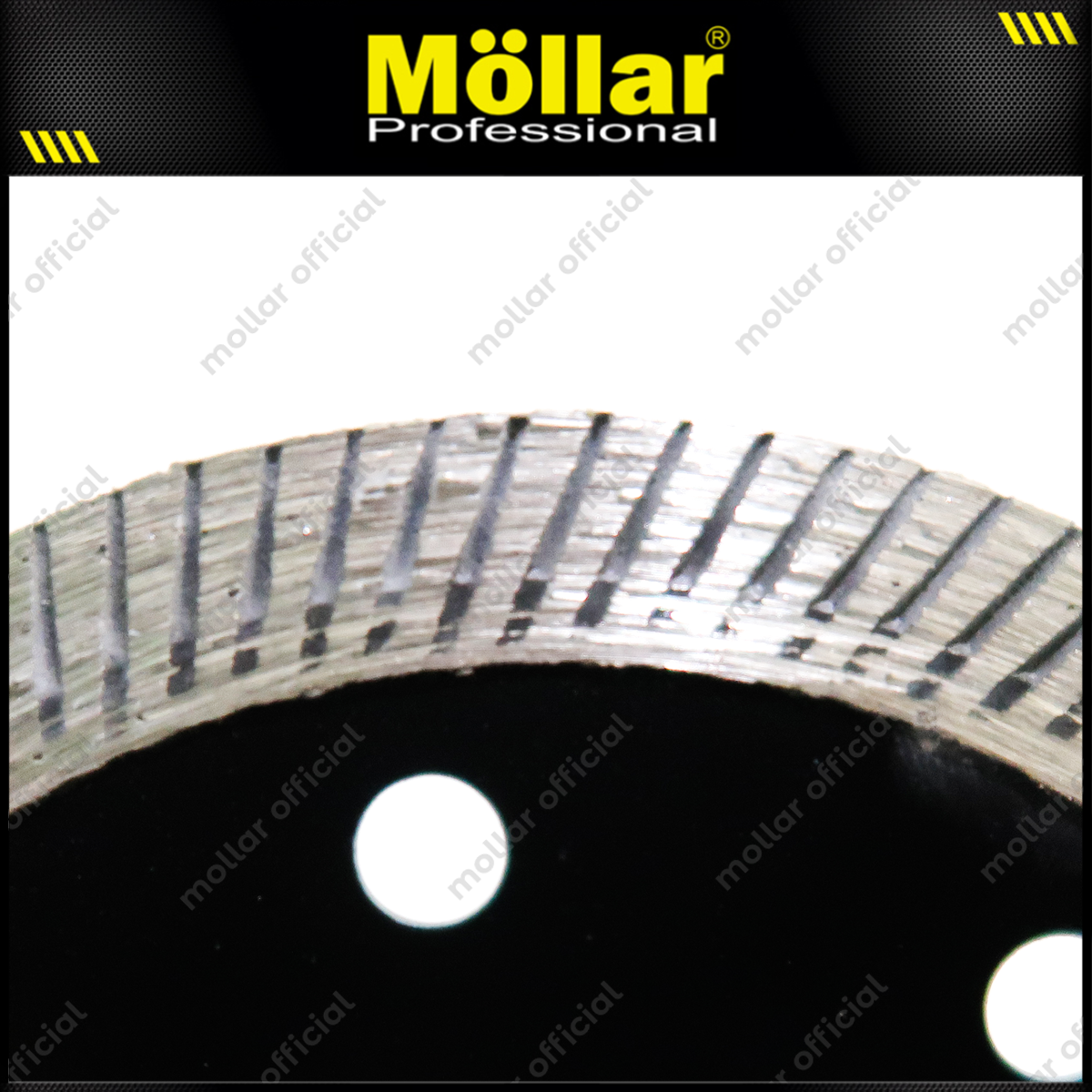 MOLLAR Mata Potong Keramik Eco Turbo Black 4" / Diamond Wheel