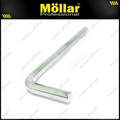 MOLLAR 10 Pcs 5 Mm Flat Kunci L Pendek Short Hex Key Wrench Hexagonal