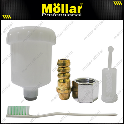 MOLLAR H2000P Spray Gun HVLP Tabung Plastik / Semprotan Cat
