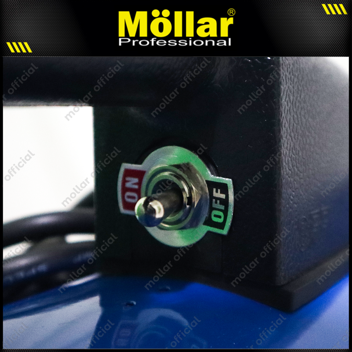 MOLLAR PBV350R Mesin Blower Ventilator Portable 14"