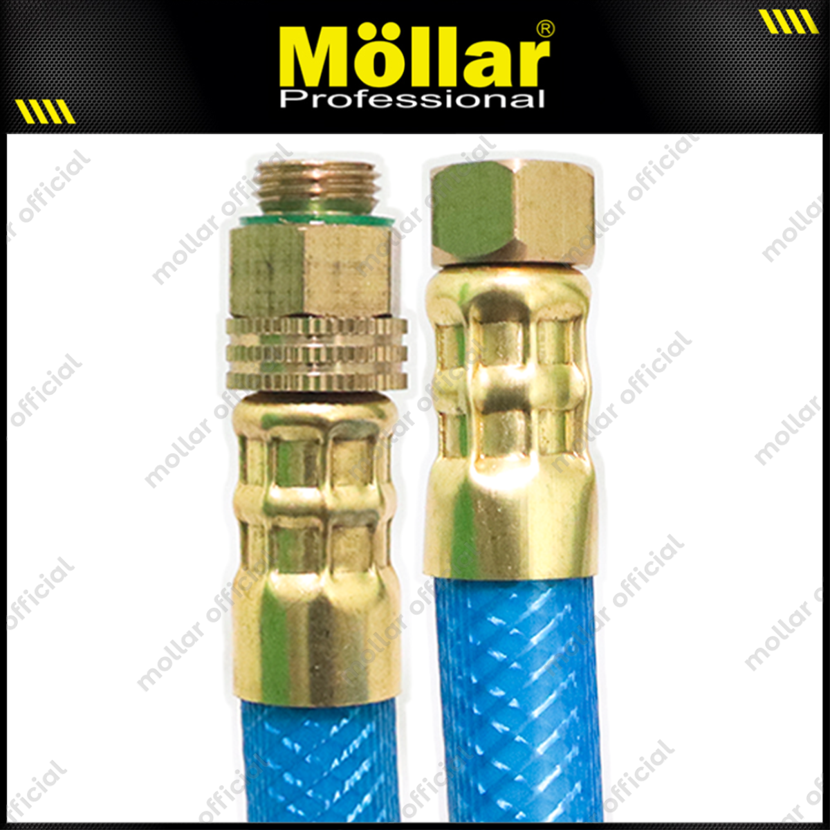 MOLLAR Selang Kompresor Biru 7 Layer 400 bar Panjang 15 meter