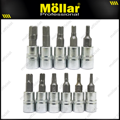 MOLLAR B13658 Kunci Sok Set 46 pcs Box Plastik