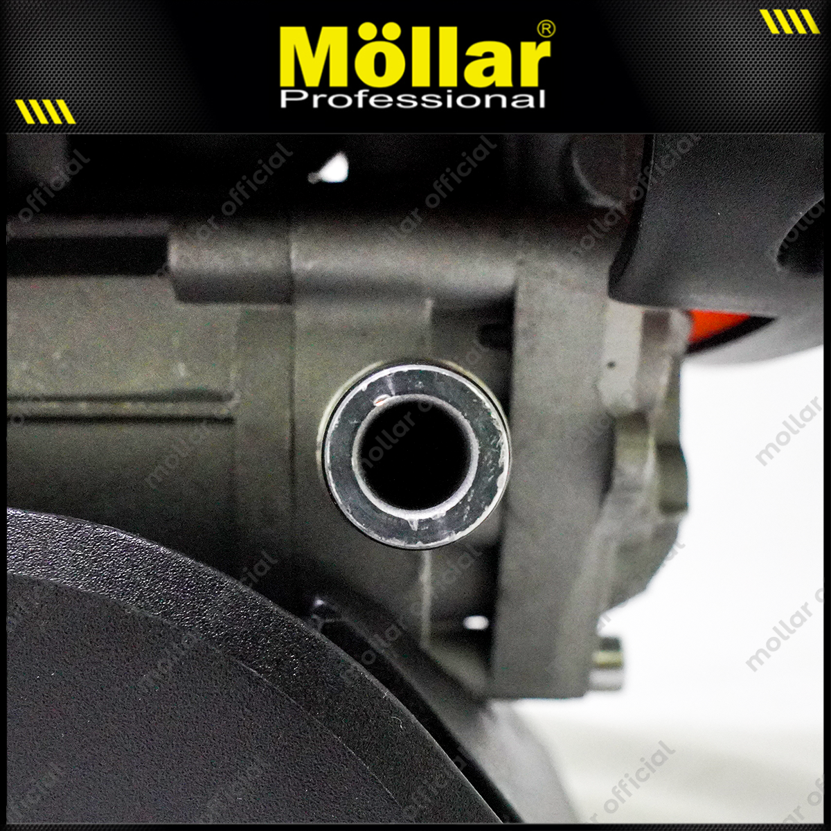 MOLLAR HPW800 Mesin Jet Cleaner Listrik 800 Watt Hitam Oranye