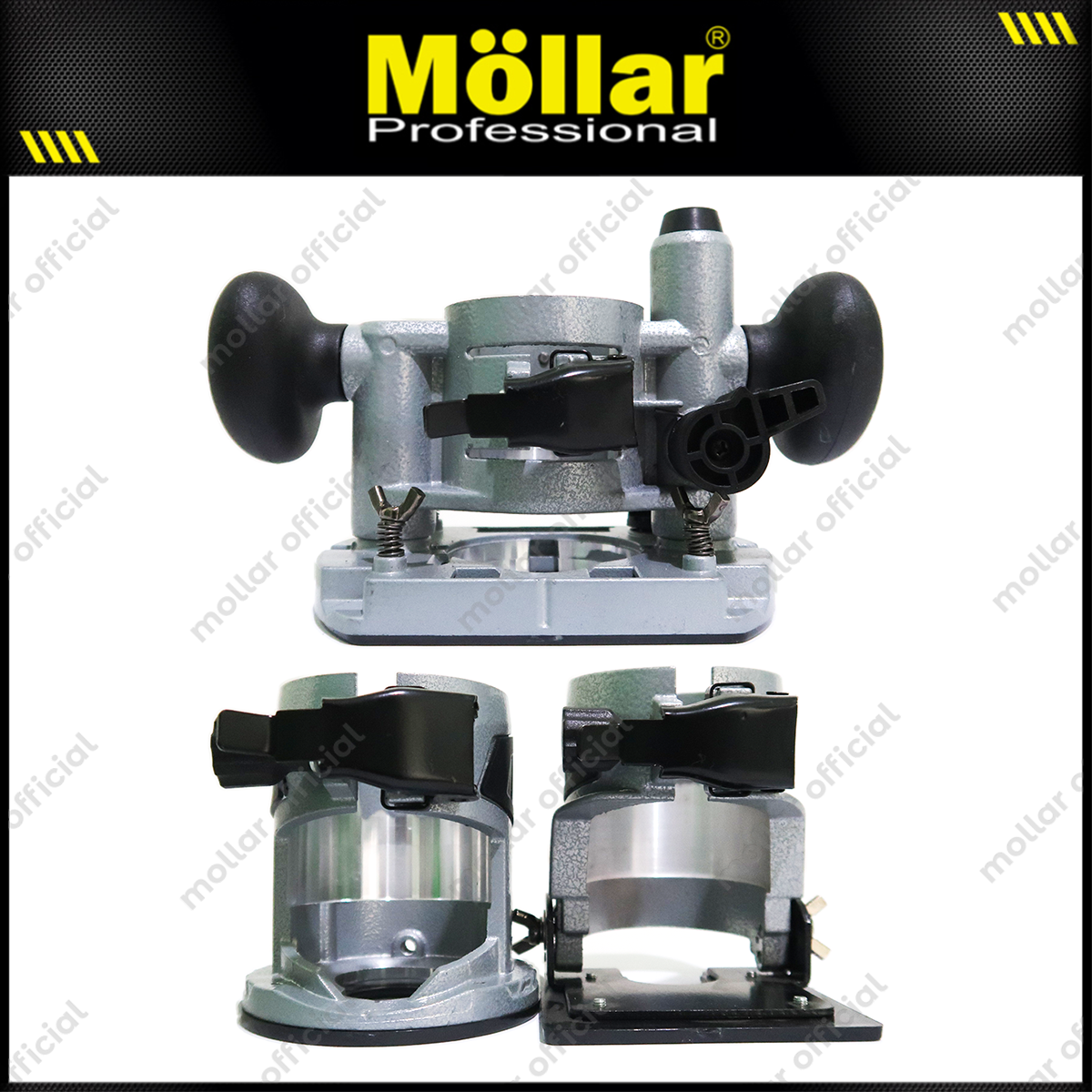 MOLLAR ETR880 Mesin Profil Kayu Listrik 3 in 1 / Wood Trimmer & Router