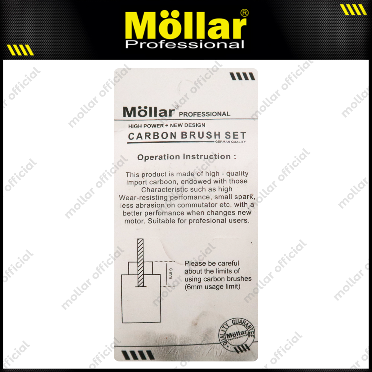 MOLLAR Carbon Brush CB153