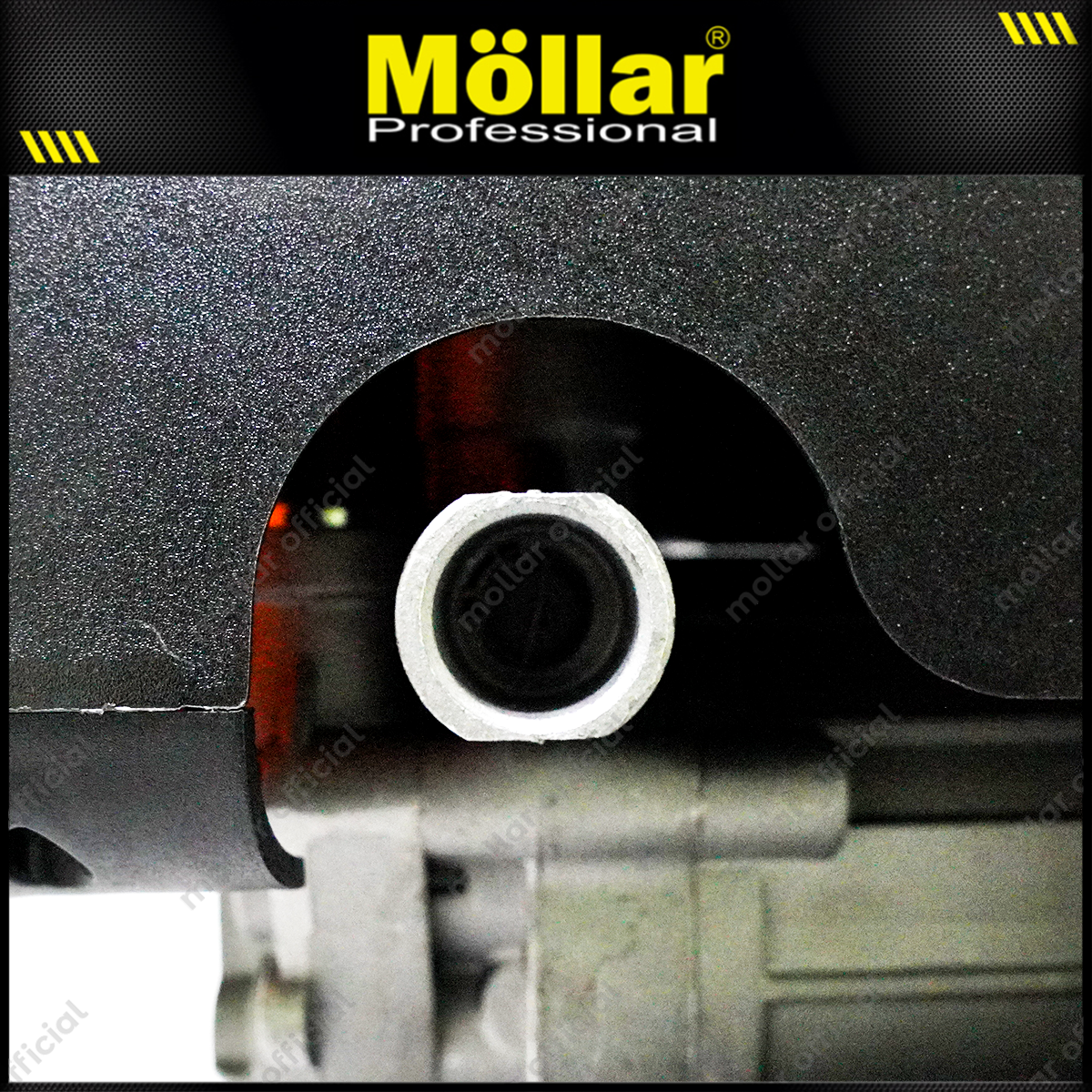 MOLLAR HPW800 Mesin Jet Cleaner Listrik 800 Watt Hitam Oranye