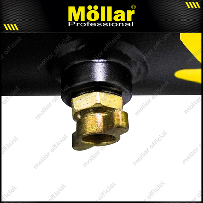 MOLLAR MLR-AC-1525BP Mesin Kompresor Angin Oilless 1 HP 25 Liter Black Panther