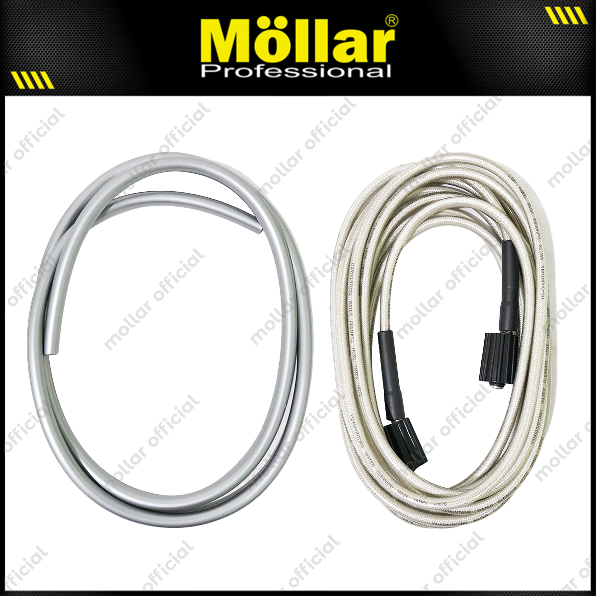 MOLLAR HPW800 Mesin Jet Cleaner Listrik 800 Watt Hitam Oranye