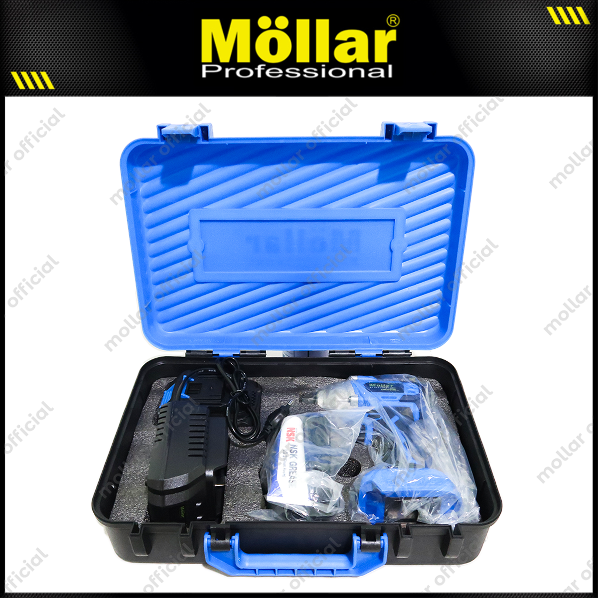 MOLLAR CIW20350 Mesin Buka Baut Mobil 1 Baterai 20V / Cordless Impact Wrench