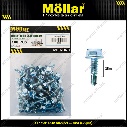 MOLLAR 93-002 Baja Ringan 10 x 5/8 - 100 pcs