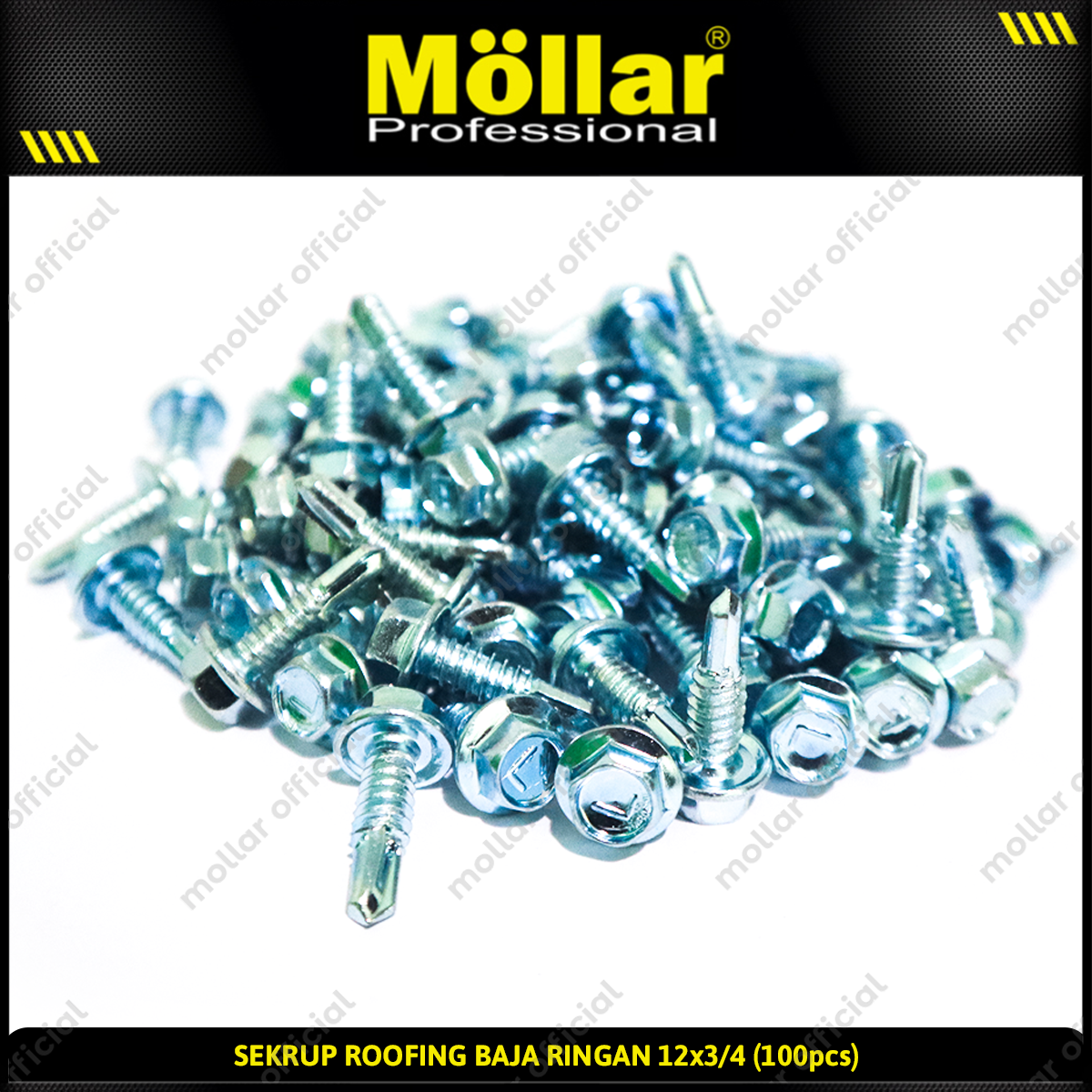 MOLLAR 93-004 Baja Ringan 12 x 3/4 - 100 pcs