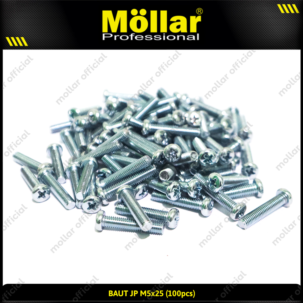 MOLLAR 93-111 Baut JP M5 x 25 - 100 pcs