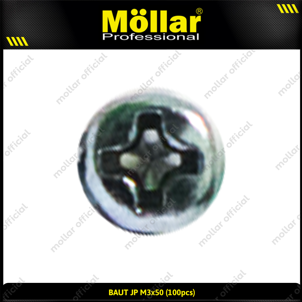 MOLLAR 93-093 Baut JP M3 x 50 - 100 pcs