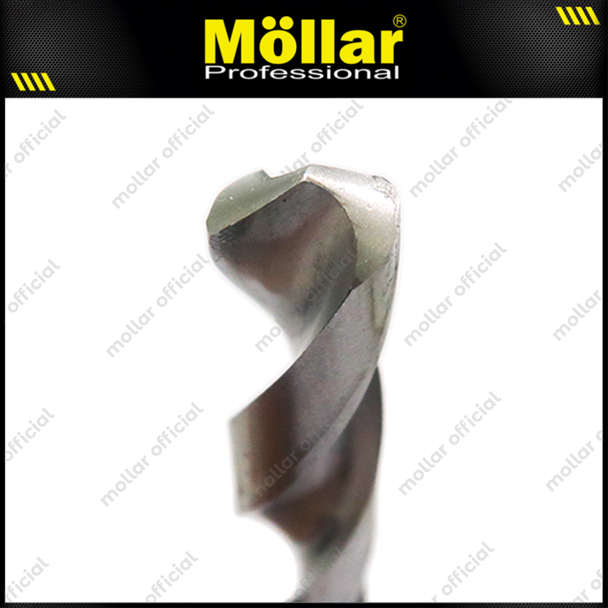 MOLLAR Mata Bor Besi HSS Putih 12.5 mm