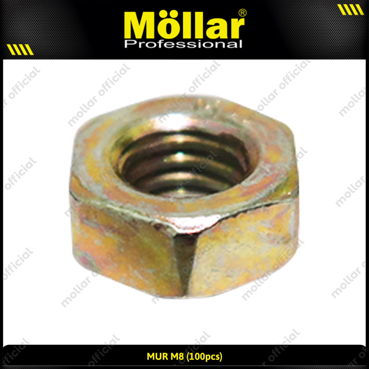 MOLLAR 93-067 Mur M8 - 100 pcs