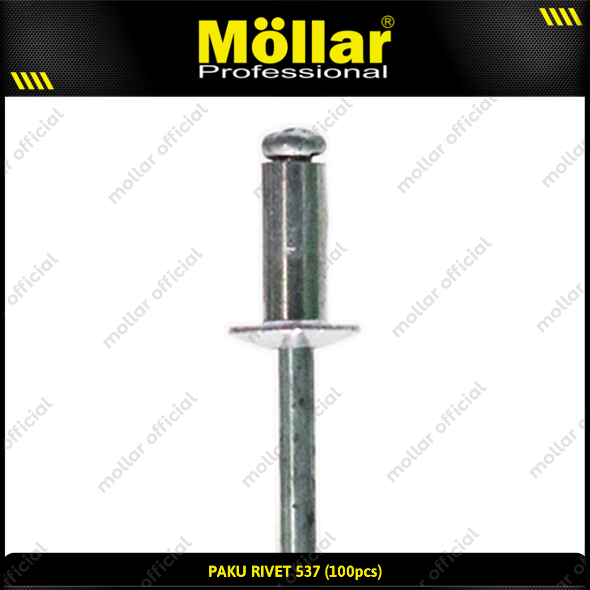 MOLLAR 93-142 Paku Rivet 537 - 100 pcs