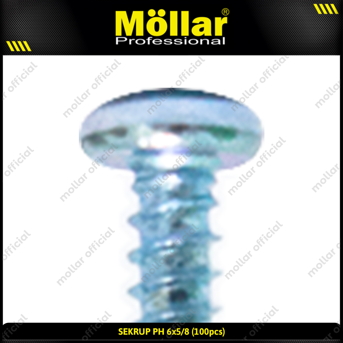 MOLLAR 93-022 Sekrup PH 6 x 5/8 - 100 pcs