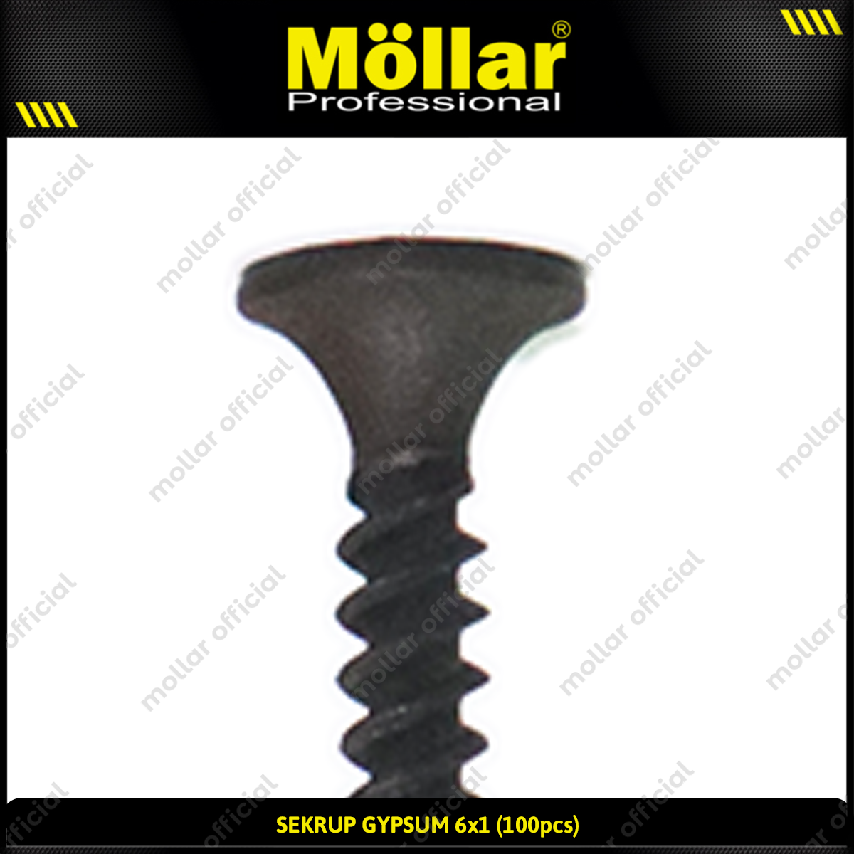 MOLLAR 93-010 Sekrup Gypsum 6 x 1 - 100 pcs