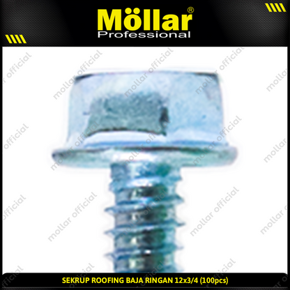 MOLLAR 93-004 Baja Ringan 12 x 3/4 - 100 pcs