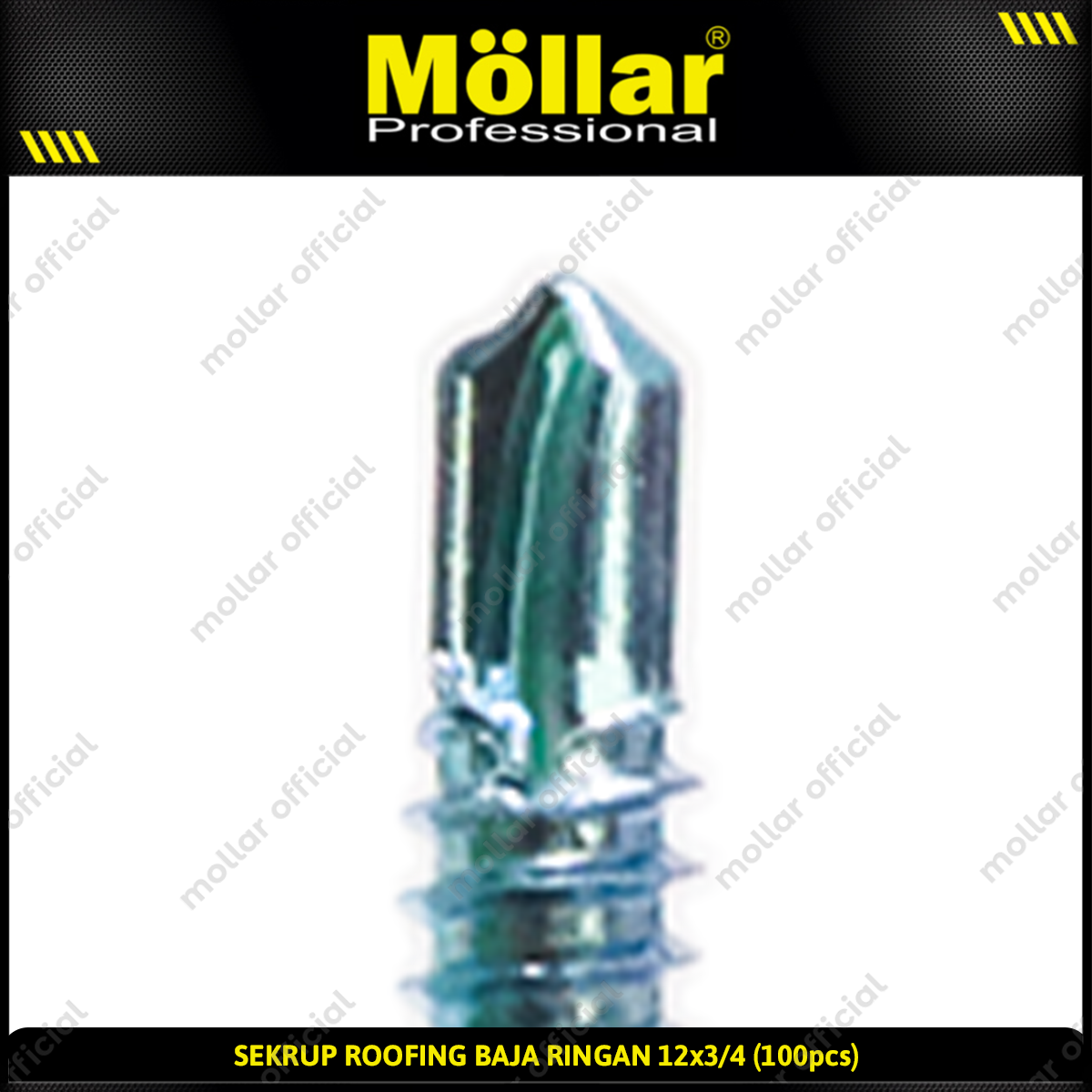 MOLLAR 93-004 Baja Ringan 12 x 3/4 - 100 pcs