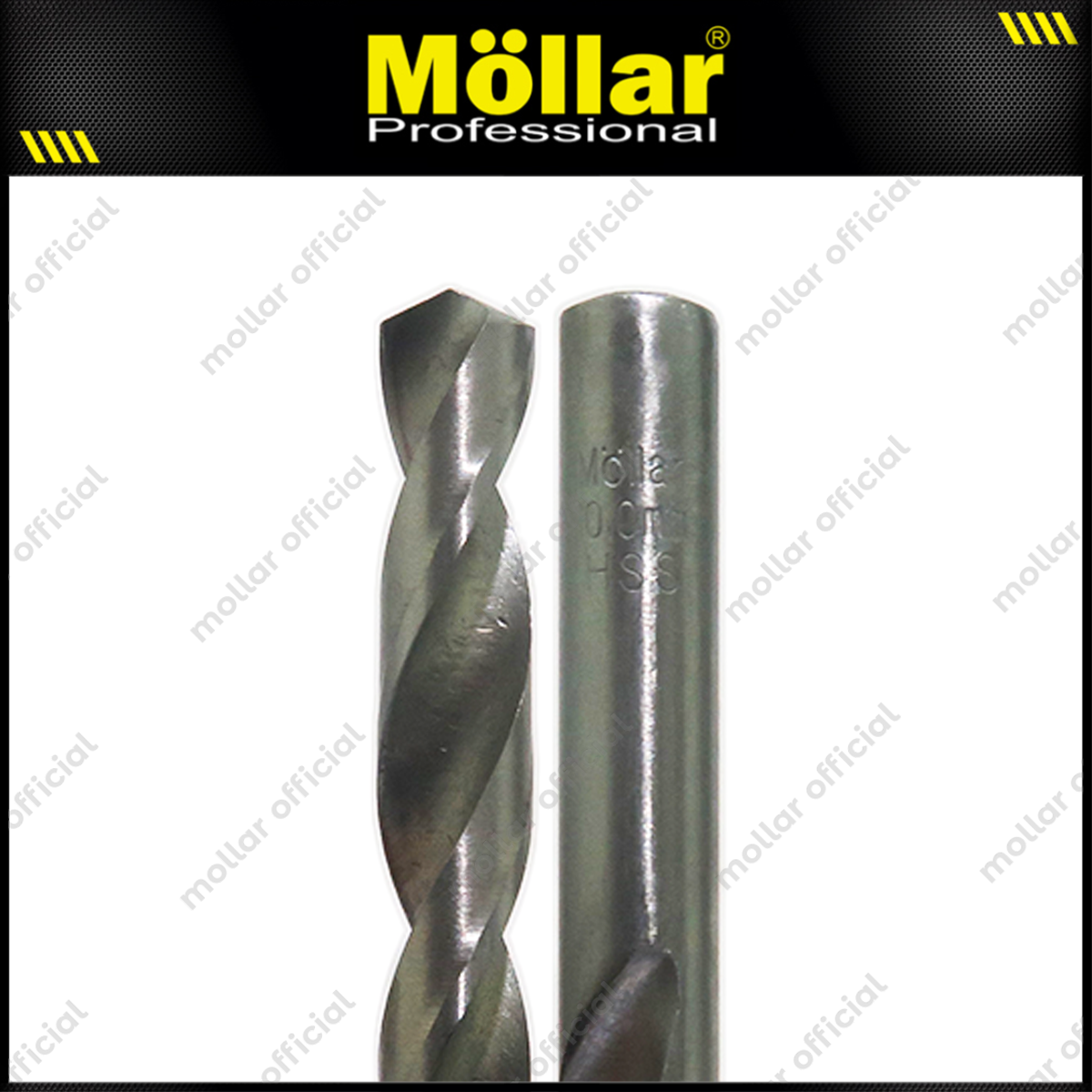 MOLLAR Mata Bor Besi HSS Putih 10 mm