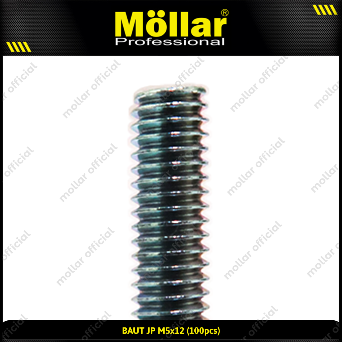 MOLLAR 93-108 Baut JP M5 x 12 - 100 pcs