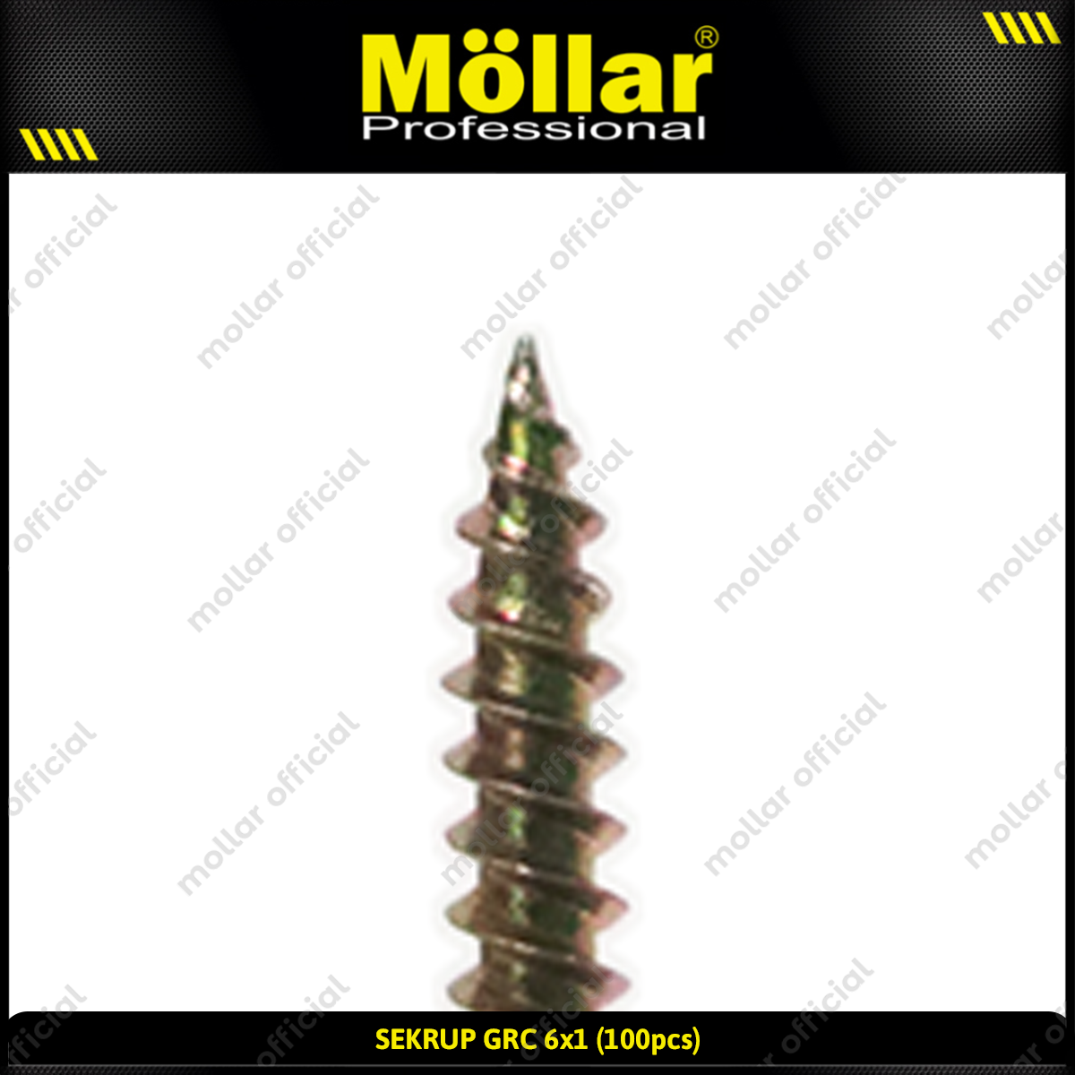 MOLLAR 93-006 Sekrup GRC 6 x 1 - 100 pcs